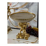 Чаша фарфоровая на двух бронзовых ангелах Eden Garden варинант исполнения - 3 | Loft Concept в Екатеринбурге