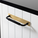 Черно-белый распашной комод Accordo варинант исполнения - 6 | Loft Concept в Екатеринбурге