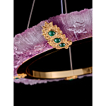 Люстра в форме кольца розовая Warm Pink Light варинант исполнения - 4 | Loft Concept в Екатеринбурге