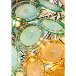 Люстра конусовидная с каскадом из разноцветных круглых подвесов Key Lustar варинант исполнения - 1 | Loft Concept в Екатеринбурге