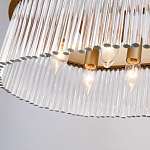 Люстра подвесная овальная со стеклянными трубками Длина 100 см Nembus варинант исполнения - 5 | Loft Concept в Екатеринбурге