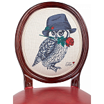 Стул French Owl with a rose варинант исполнения - 5 | Loft Concept в Екатеринбурге