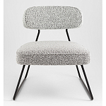 Кресло лаунж Kate букле серый варинант исполнения - 4 | Loft Concept в Екатеринбурге