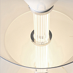 Подвесной светильник светодиодный в виде ряда белых металлических конусов  Herringbone варинант исполнения - 8 | Loft Concept в Екатеринбурге