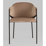 Стул Brace велюр капучино варинант исполнения - 4 | Loft Concept в Екатеринбурге