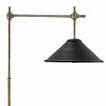 Торшер с черным абажуром в форме конуса Сoncord варинант исполнения - 1 | Loft Concept в Екатеринбурге