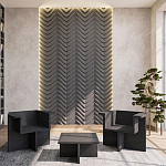 Гипсовая 3D Панель LOVE SPRUCE варинант исполнения - 1 | Loft Concept в Екатеринбурге