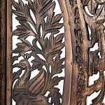 Ширма с  орнаментом ручная резьба Indian Antique Furniture варинант исполнения - 4 | Loft Concept в Екатеринбурге