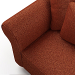 Мебельная ткань Шенилл терракотовый цвет 138 см T4-44 варинант исполнения - 3 | Loft Concept в Екатеринбурге