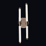 Бра с круглым основанием золотого цвета и двумя вертикальными плафонами Hex Scaffold варинант исполнения - 2 | Loft Concept в Екатеринбурге