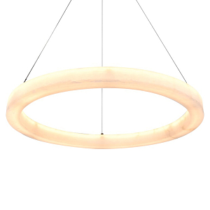 Люстра круглая с цельным каменным корпусом Unbreakable Stone