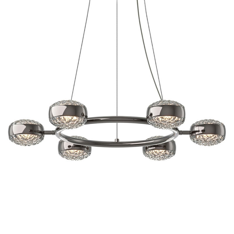 Люстра подвесная Mind 3000К 60Вт Черный Серый Латунь в Екатеринбурге | Loft Concept 