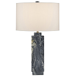 Настольная лампа с корпусом из серого мрамора Breathtaking View варинант исполнения - 3 | Loft Concept в Екатеринбурге