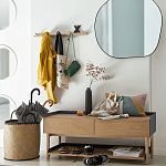 Плетеная корзина для белья с ручками Nyimbo Wicker Basket варинант исполнения - 4 | Loft Concept в Екатеринбурге