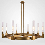 Люстра CANELLE Round Chandelier 8 Modern Brass варинант исполнения - 4 | Loft Concept в Екатеринбурге