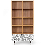 Широкий стеллаж с принтом Elise Rack варинант исполнения - 20 | Loft Concept в Екатеринбурге