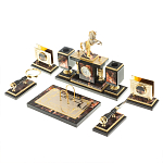 Настольный письменный набор из яшмы и долерита с декором в виде коня Manager Organizer варинант исполнения - 3 | Loft Concept в Екатеринбурге