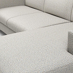 Мебельная ткань Шенилл серо-голубой цвет 142 см T4-47 варинант исполнения - 12 | Loft Concept в Екатеринбурге