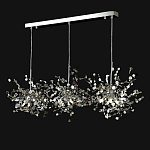 Люстра подвесная из трех частей с металлическими круглыми элементами Terzani Argent варинант исполнения - 9 | Loft Concept в Екатеринбурге