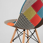 Стул с обивкой в технике пэчворк DSW варинант исполнения - 6 | Loft Concept в Екатеринбурге