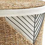 Плетеная корзина для белья Juste Wicker Basket варинант исполнения - 4 | Loft Concept в Екатеринбурге