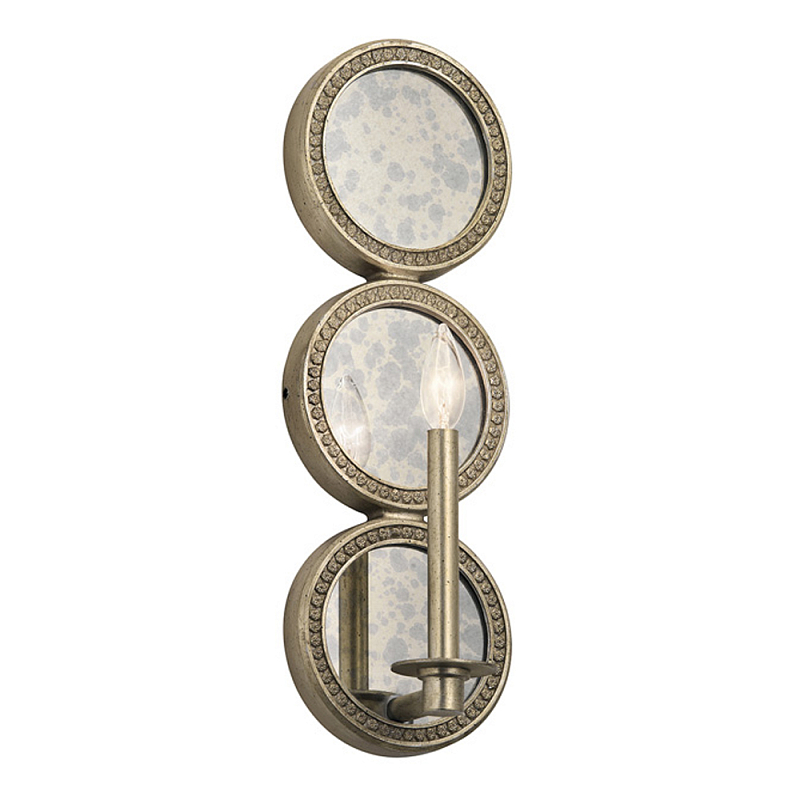 Бра в виде трех круглых зеркал Kichler Серебряный в Екатеринбурге | Loft Concept 