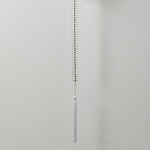 Бра с белым текстильным абажуром и хрустальными подвесками с декоративной кисточкой Lustre Reverie варинант исполнения - 5 | Loft Concept в Екатеринбурге