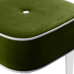 Квадратный мягкий пуф на белых ножках Winton Pouf Square варинант исполнения - 2 | Loft Concept в Екатеринбурге