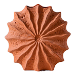 Ваза керамическая в виде круглой терракотовой морской раковины Galapagos варинант исполнения - 1 | Loft Concept в Екатеринбурге