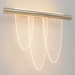 Бра с тремя элементами в форме лепестков и металлическим основанием DALI Tonin Casa варинант исполнения - 1 | Loft Concept в Екатеринбурге