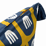 Чехол на подушку с двусторонним принтом и кисточками Ophelia Grove варинант исполнения - 3 | Loft Concept в Екатеринбурге