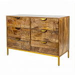 Комод с выдвижными ящиками и фактурным фасадом Termite варинант исполнения - 3 | Loft Concept в Екатеринбурге