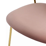 Стул Singer Chair без подлокотников Розовый Велюр варинант исполнения - 6 | Loft Concept в Екатеринбурге