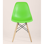 Пластиковый стул на ножках из массива бука Eames Light Green варинант исполнения - 4 | Loft Concept в Екатеринбурге