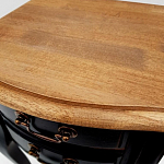 Тумба прикроватная из массива березы с 2-мя ящиками в стиле прованс Vintage варинант исполнения - 6 | Loft Concept в Екатеринбурге