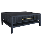 Кофейный стол Primo с двумя ящиками Черный дуб варинант исполнения - 9 | Loft Concept в Екатеринбурге