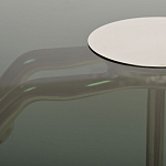 Столик журнальный на основании в виде фигурки девушки Maiden варинант исполнения - 2 | Loft Concept в Екатеринбурге