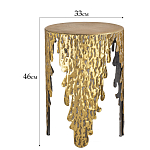 Столик дизайнерский Copper streaks варинант исполнения - 5 | Loft Concept в Екатеринбурге