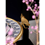 Чаша из прозрачного стекла с бронзовым ободком и фигурками бабочек Eden Garden варинант исполнения - 4 | Loft Concept в Екатеринбурге