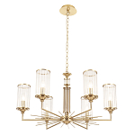 Люстра с 6-ю цилиндрическими стеклянными плафонами Jeanette варинант исполнения - 3 | Loft Concept в Екатеринбурге