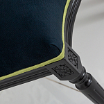 Стул чёрный из натурального бука с изображением птица в саду Blooming Red Birds варинант исполнения - 4 | Loft Concept в Екатеринбурге