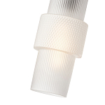 Подвесной светильник со стеклянным рифленым плафоном цилиндрической формы Eliara 13 варинант исполнения - 8 | Loft Concept в Екатеринбурге