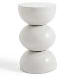 Приставной столик белого цвета Bead варинант исполнения - 1 | Loft Concept в Екатеринбурге