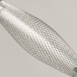 Люстра круглая каскадня с 5-ю плафонами из металлической сетки Mesh Lampshade Lighting варинант исполнения - 7 | Loft Concept в Екатеринбурге