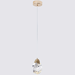 Подвесной светильник с хрустальным плафоном Esme Crystal Gold Hanging lamp варинант исполнения - 2 | Loft Concept в Екатеринбурге