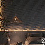 Гипсовая 3D Панель FIN варинант исполнения - 1 | Loft Concept в Екатеринбурге