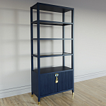 Стеллаж со стеклянными полками Elsa Dreams Blue варинант исполнения - 1 | Loft Concept в Екатеринбурге