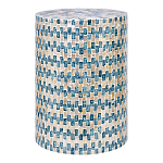 Столик с инкрустацией с перламутровым узором Rona варинант исполнения - 1 | Loft Concept в Екатеринбурге