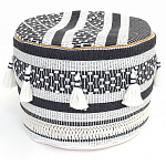 Пуф  Black and White Ornament варинант исполнения - 1 | Loft Concept в Екатеринбурге