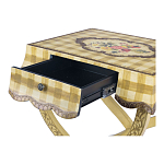 Приставной столик с ящиком в стиле ретро Vintage Rustic Tablecloth варинант исполнения - 3 | Loft Concept в Екатеринбурге